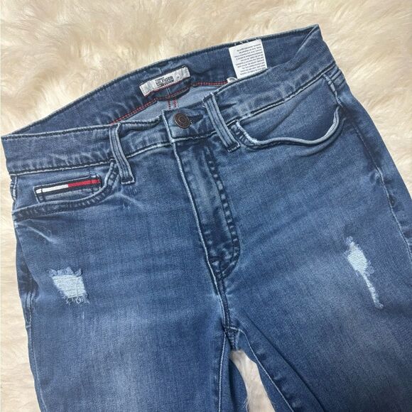 Tommy Hilfiger Distressed Skinny Jeans size 0 - Picture 6 of 12